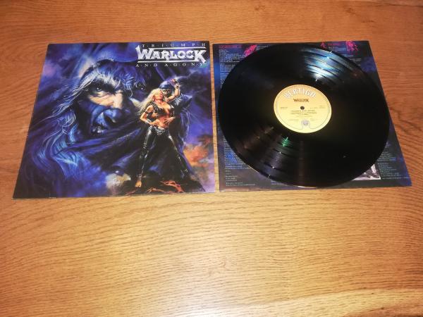 Warlock Triumph and Agony 1987 Vertigo Verh 50 UK Pressung VG+/VG+